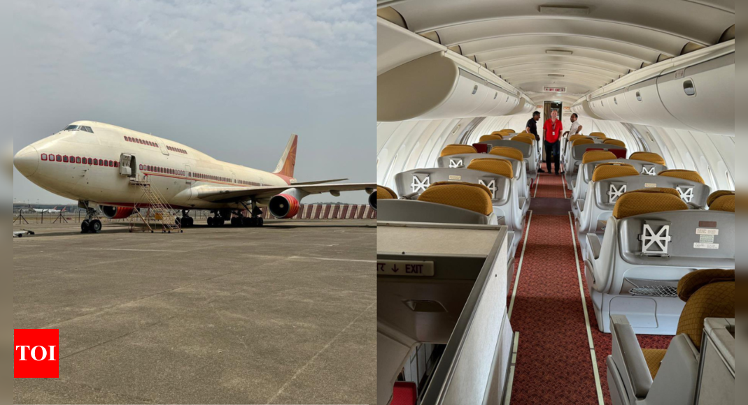 Farewell Flight: Air India’s Boeing 747 departs from Indian air base for the last time | India News