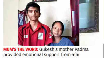 Brief pep talk from mother worked wonders for Gukesh