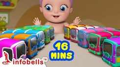 English Nursery Rhymes: Kids Video Song in English 'Count the Buses - Bus'