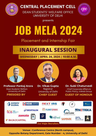 Delhi University Job Mela 2024: Placement, internship Fair begins tomorrow; here's how to register