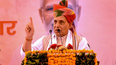 PM Modi does not do politics on religion basis, never thought of dividing society: Rajnath Singh
