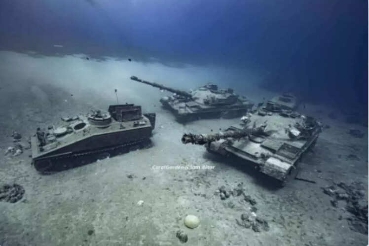 Underwater Military Museum, Aqaba, Jordan