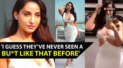Nora Fatehi reacts to plastic surgery rumours and paps 'zooming' into her body parts: 'I can't grab each person and...'