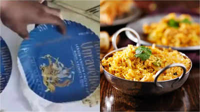 Delhi vendor detained for selling biryani on a paper plate with picture of Lord Rama