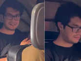 Aamir's son Junaid spotted traveling in auto