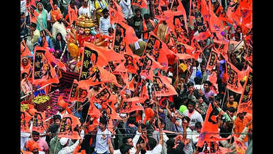 BJP holds Hanuman Chalisa recitations at polling booths in Delhi