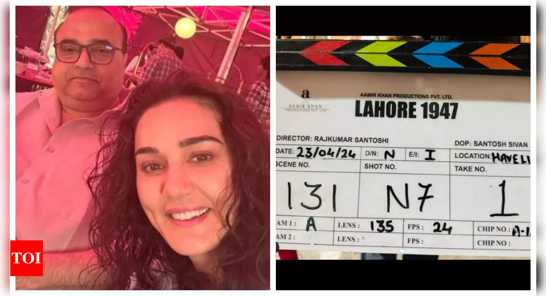 Preity Zinta joins Sunny Deol in Rajkumar Santoshi's 'Lahore 1947';  fans excited about actress' Bollywood RETURN |