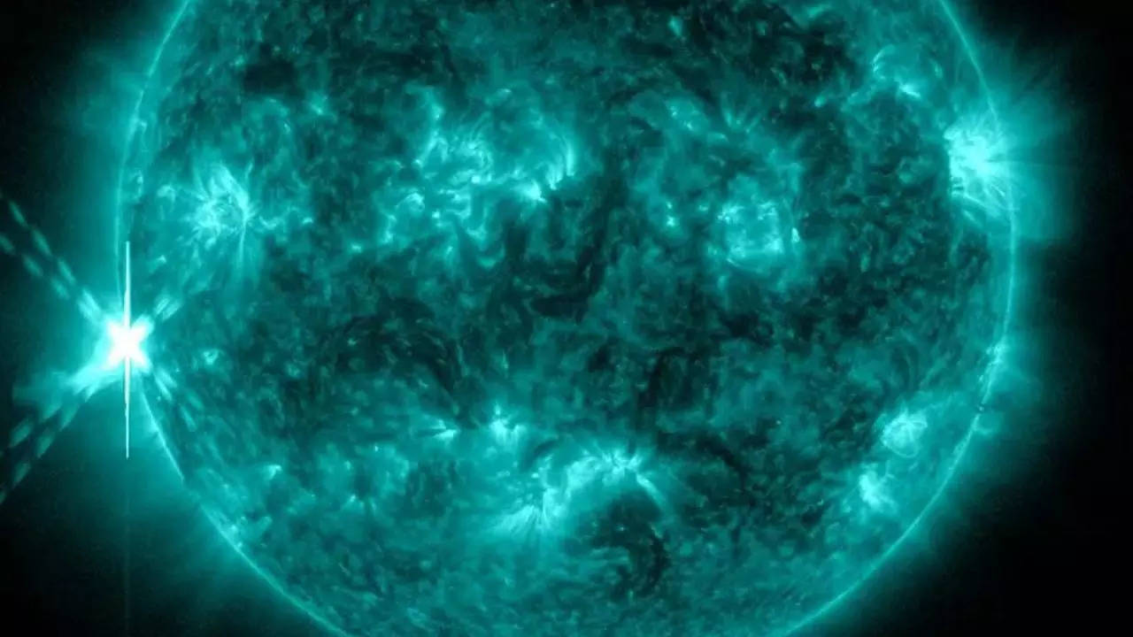 Sun witnesses a massive explosion on April 23: How it will impact Earth | -  Times of India