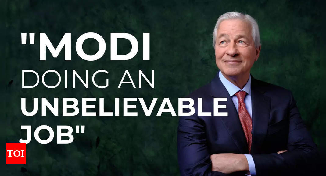 Why JPMorgan CEO believes PM Narendra Modi is doing an ‘unbelievable job’ – Times of India