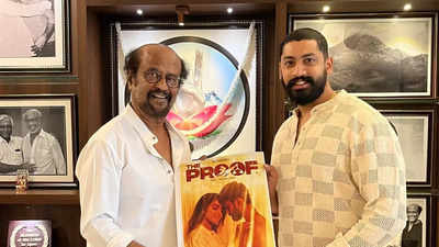Sai Dhanshika's 'The Proof' team seeks the blessings of superstar Rajinikanth ahead of the film's release