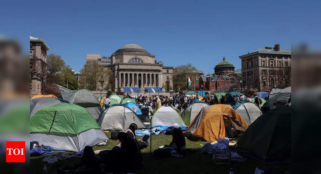 Anger spikes at US universities as Gaza protests intensify – Times of India