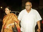 Pradeep Sarkar with wife