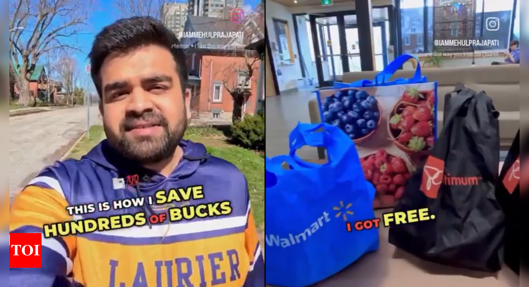 Indian-origin data scientist fired after video of him getting ‘free food’ from Canada food banks went viral – Times of India