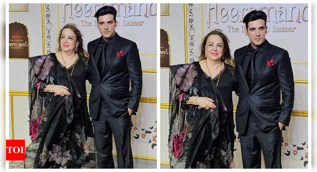 Zayed Khan sports a dapper look in an all-black suit as he attends the special screening of Sanjay Leela Bhansali’s ‘Heeramandi: The Diamond Bazaar’ – See photos | – Times of India
