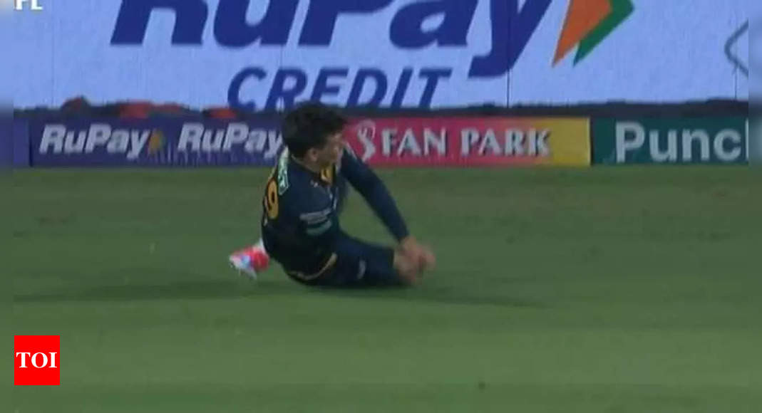 Watch: Noor Ahmad grabs a stunning catch to dismiss Prithvi Shaw in DC-GT IPL match | – Times of India