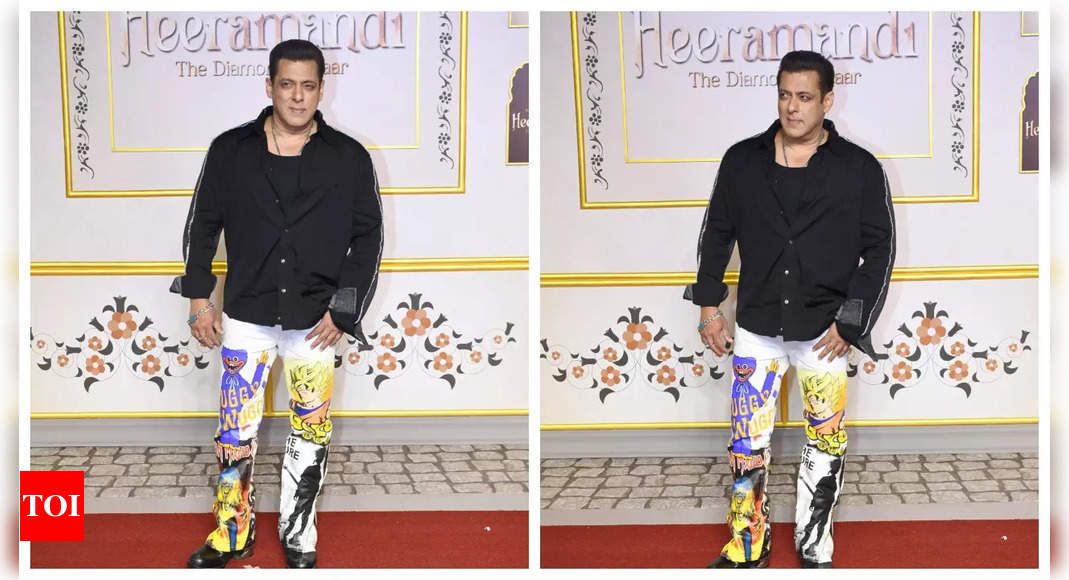 Amid reports of a feud, Salman Khan attends star-studded premiere of Sanjay Leela Bhansali’s ‘Heeramandi: The Diamond Bazaar’ in Mumbai – See photos | – Times of India