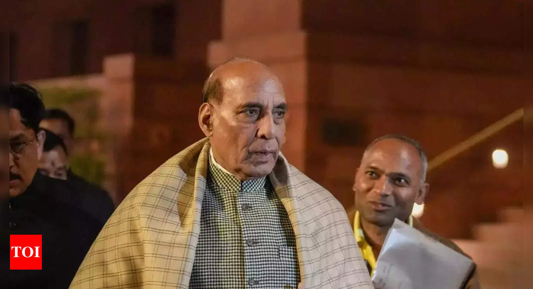 Congress manifesto hints at religious quota in armed forces: Rajnath Singh | India News – Times of India