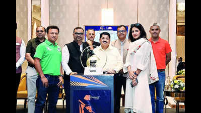 Gujarat Super League trophy unveiled
