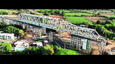 2nd steel bridge for bullet train complete