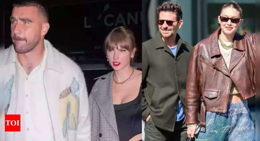 Taylor Swift-Travis Kelce and Gigi Hadid-Bradley Cooper paint the town red with their double date | – Times of India