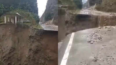 Massive landslide in Arunachal Pradesh’s Dibang along China border, road connectivity cut off