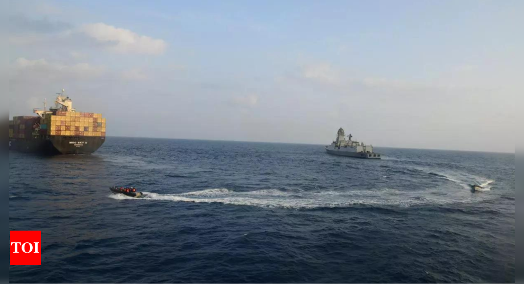 UK maritime agency reports incident in sea southwest of Yemen’s Aden – Times of India