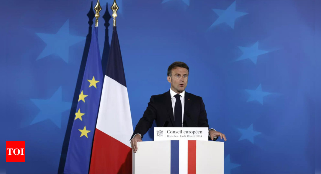 French president will outline his vision for Europe as an assertive global power amid war in Ukraine – Times of India
