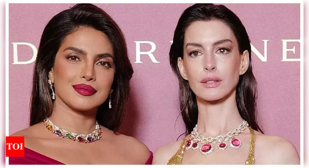 Anne Hathaway reveals she would love to work with Priyanka Chopra; wonders, ‘How do we make this happen?’ – Times of India