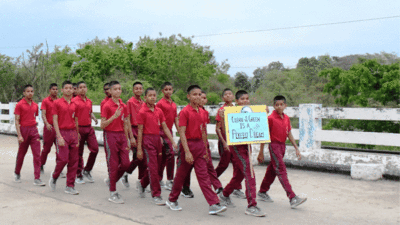 Sainik School hosts 'Clean and Green' Earth Day rally led by NCC unit