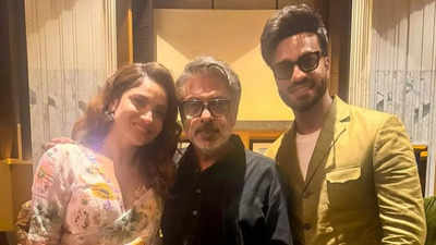 Ankita Lokhande and Vicky Jain all praises for filmmaker Sanjay Leela Bhansali; write ‘were in total awe of Sir’s grand vision’