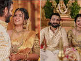 Newlyweds Aparna Das and Deepak Parambol give a sneak peek of their traditional Hindu wedding