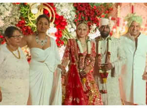 Arti Singh walks down the aisle with brother Krushna
