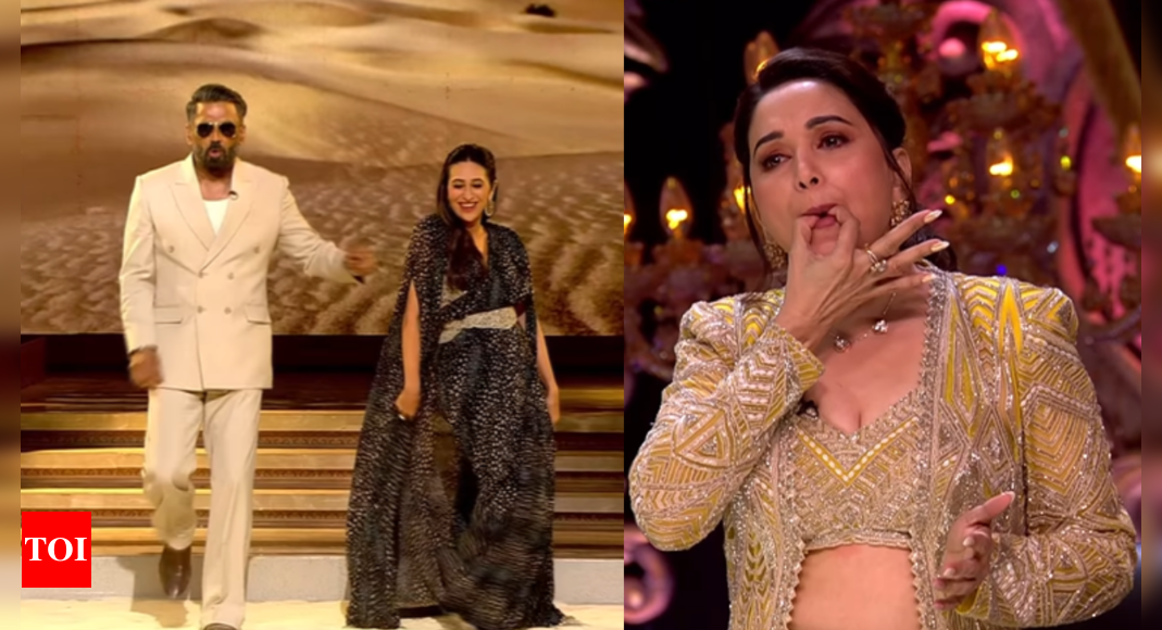 Dance Deewane: Suniel Shetty And Karisma Kapoor Recreate The Iconic ...