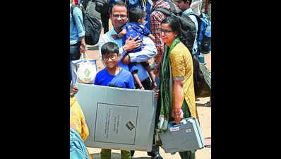 Dusty classrooms, no food & no water for officials on poll duty