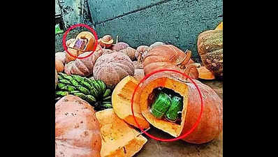 Over 3cr brown sugar concealed in pumpkins seized in Manipur