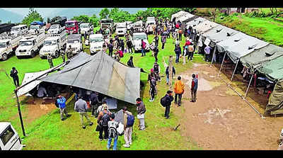 Choppers drop officials near booths in strife-torn Manipur