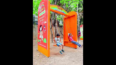 Four city parks get equipment made of refurbished plastic