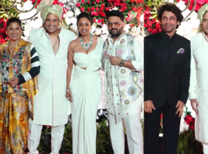 Kapil, Sunil, Archana attend Arti's wedding
