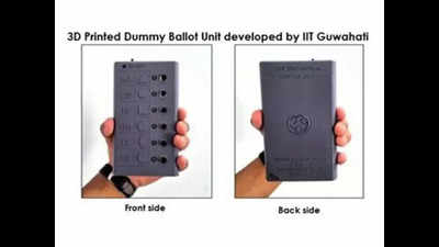 IIT Guwahati unveils innovative 3D printed dummy ballot unit