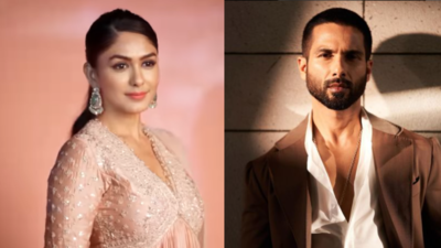 Mrunal Thakur reveals about being initially nervous while sharing screen with Shahid Kapoor