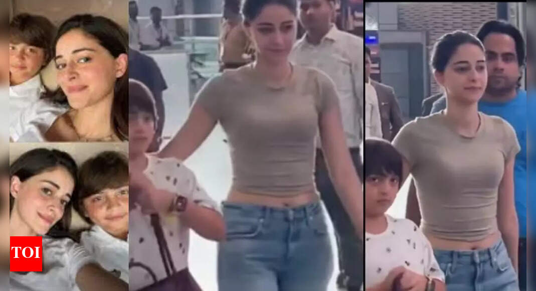 Ananya is trolled for making AbRam carry her bag