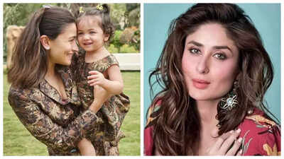 Baby Raha Kapoor looks cute as a button as she gets snapped visiting 'bua' Kareena Kapoor Khan with her mommy Alia Bhatt