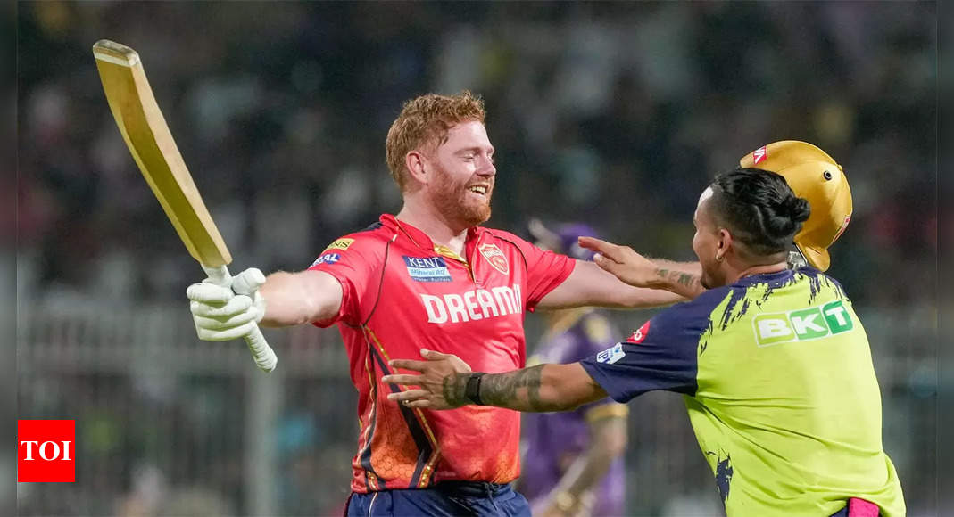 Most sixes hit in a T20 match! Punjab Kings smash a plethora of records in epic chase against KKR at Eden Gardens | Cricket News – Times of India