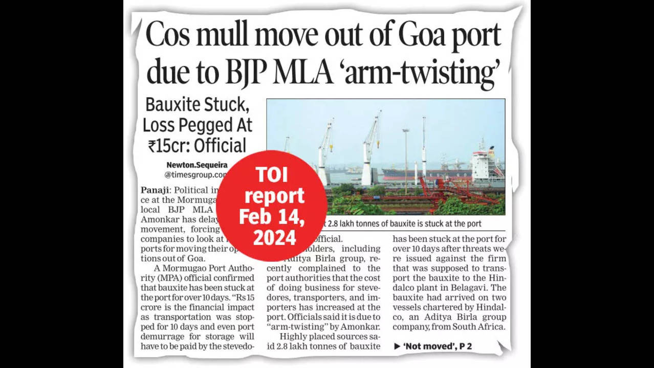 After BJP MLA’s ‘arm-twisting’, Birlas shift Goa ops to M’rashtra | Goa News