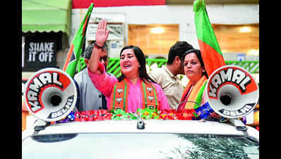 Safdarjung tunes into Bansuri’s poll pitch as she promises boost to RWAs