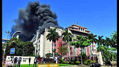 Vallabh Bhawan fire: Probe panel yet to submit its report