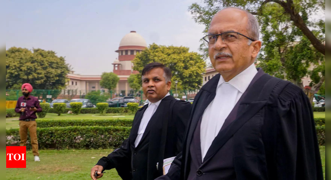 BJP opposing inheritance tax because of Adani, Ambani, says Prashant Bhushan | India News – Times of India