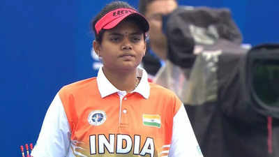 Jyothi Surekha Vennam clinches hat-trick of gold medals at the Archery World Cup as India sweep compound team events