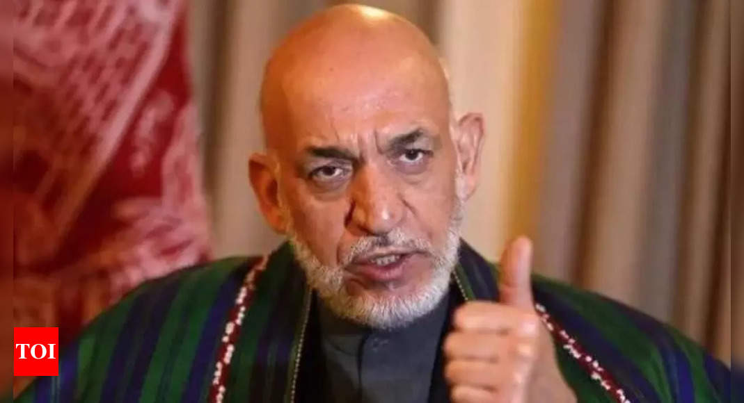 Former President Hamid Karzai says education of girls “vital issue” for Afghanistan – Times of India