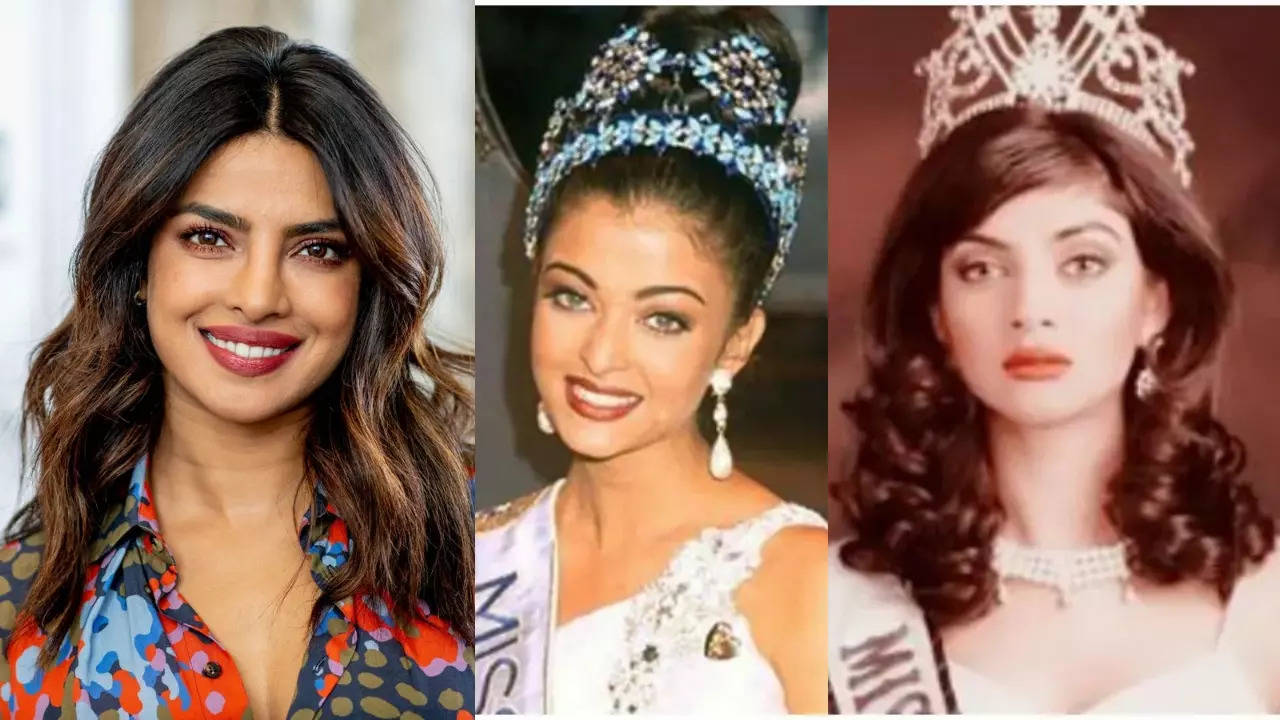 Priyanka Chopra reveals she newspaper snippets of Aishwarya Rai Bachchan and Sushmita Sen from their 'Miss World' and 'Miss Universe' winning moment | Hindi Movie News - Times of India